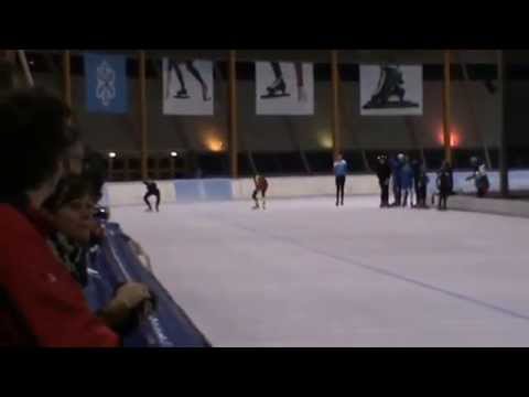 BK snelschaatsen 2015: 500m - Corne Lepoeter vs Koen Lippens