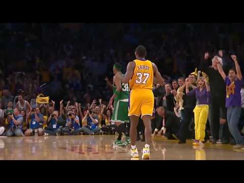 NBA Top Finals Moments: Ron Artest Clutch Three | NBA Finals 2010