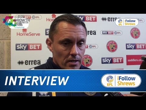 INTERVIEW | Paul Hurst post Walsall- Town TV