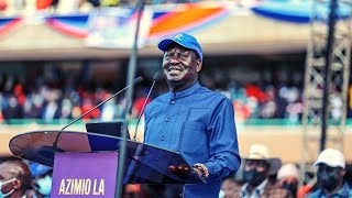 Raila Odinga's full speech at the national 'Azimio la Umoja' held at Kasarani Stadium in Nairobi