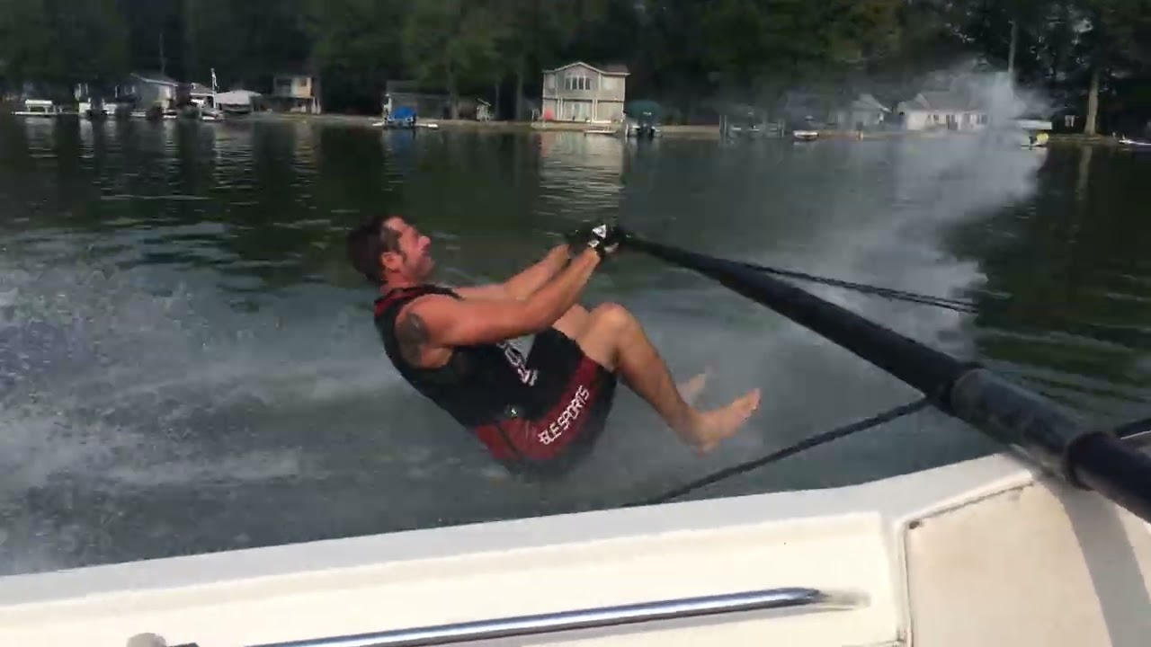 Barefoot Skiing Ends With More Than a Nose Full of Water || ViralHog