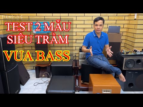 Test so sánh 2 mẫu loa siêu trầm VUA BASS bãi Nhật và Mỹ tại Tiến Dũng audio Sài Gòn
