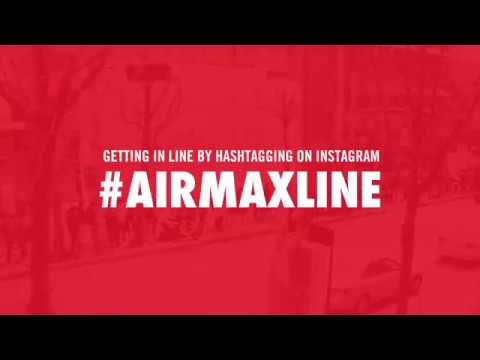 #AIRMAXLINE, The 1st Waiting Line on Instagram with Hashtags