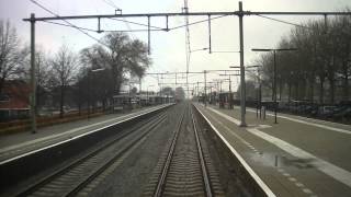preview picture of video '[cabinerit] A train driver's view: Alkmaar - Den Helder, VIRM,15-Nov-2014.'