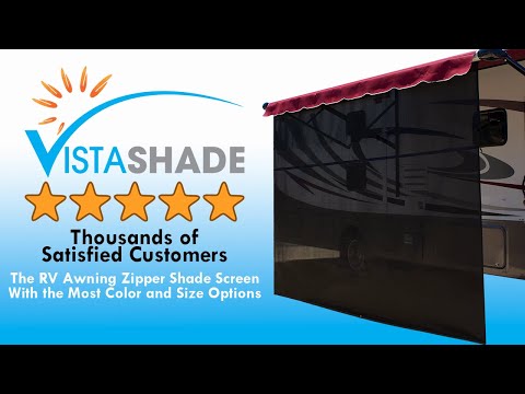 ShadePro - Vista Shade - Solar Mesh Sunscreen for RV Awnings