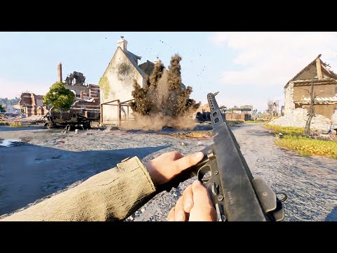 Enlisted Gameplay | Invasion of Normandy Gare de Saint-Lo – Wehrmacht vs US Army