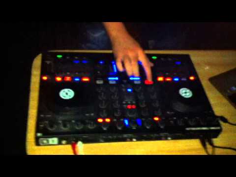 Revived Edlington Top Club. DJ Dave Watson in action