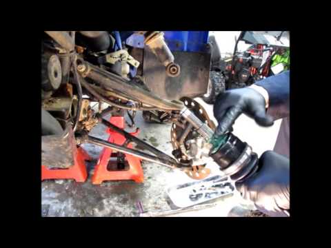 Yamaha 660 Grizzly Front Axle Replacement Part 1