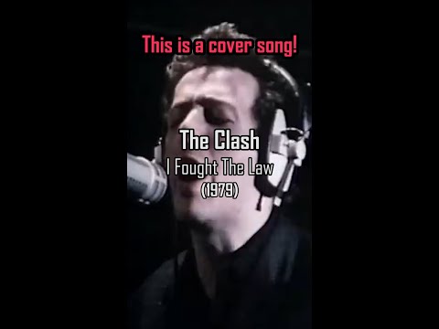 I Fought the Law by The Clash is a cover version of the Crickets' song from 1960 ???? #coversong