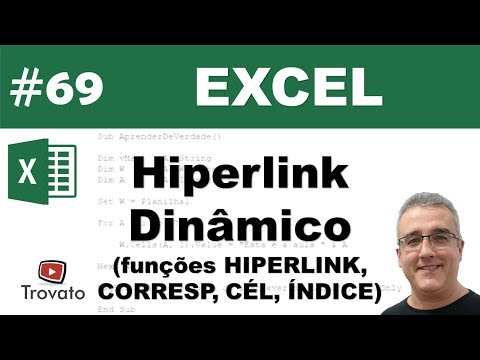 #69 - Excel - Hiperlink entre planilhas Dinâmico (funções: Hiperlink, Cél, Índice, Corresp)