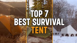 Best Survival Tents for Emergencies in 2024