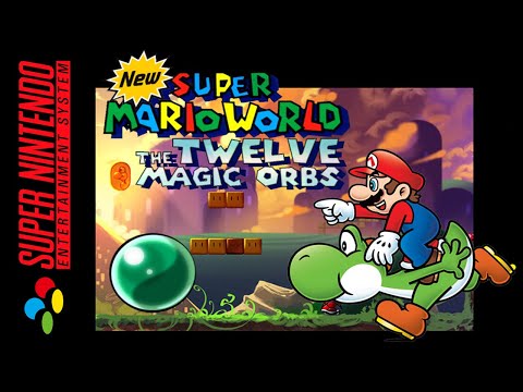 [Longplay] SNES - New Super Mario World 1: The Twelve Magic Orbs [Hack] [100%] (4K, 60FPS)