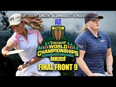ARP | 2023 PDGA Pro Worlds | R5F9 | Blomroos : Salonen : A. Smith : V. Mandujano | FPO Chase Card |