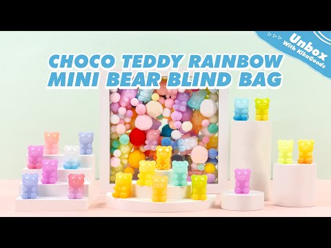 Unbox with KikaGoods | Choco Teddy Rainbow Mini Bear Blind Bag