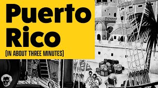 Puerto Rico in about 3 minutes