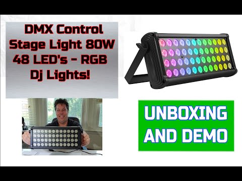 Awesome Stage Light from U King! 80W - 48 LEDs - DMX