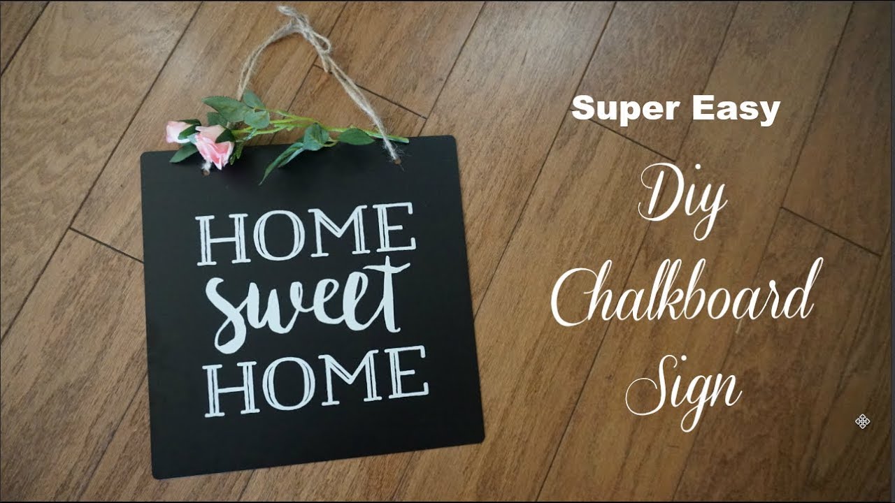DIY CHALKBOARD SIGN | EASY FARMHOUSE DIY | Momma from scratch