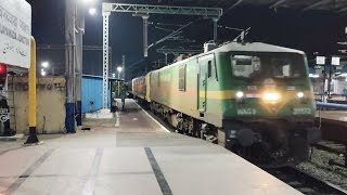 Train Announcement of Sanghamitra + Sanghamitra SF Express & Rayagada - Guntur Express Arrived