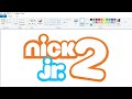 How To Draw The Nick Jr 2 Logo Using MS Paint How To Draw On Your Computer