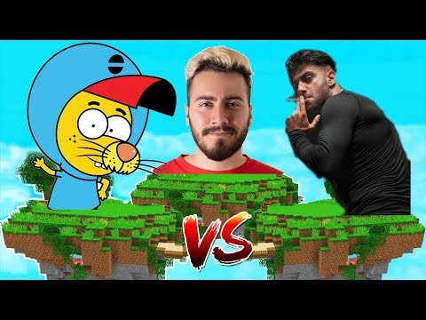 KRAL ŞAKİR ADASI VS ENES BATUR ADASI VS REYNMEN ADASI 😱 - Minecraft