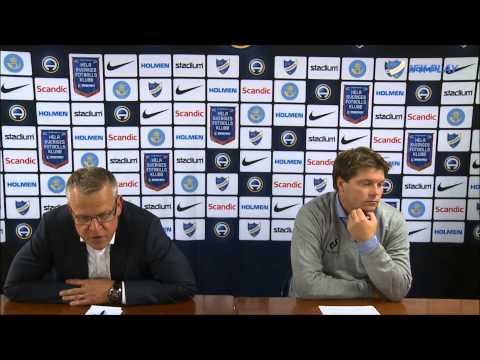 Presskonferens: IFK Norrköping - Halmstads BK 1-2 (2014)