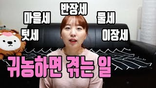 귀농하고 알게 된 사실