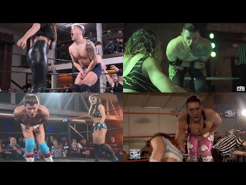 Wrestling Woman Low Blow Man PART 2 (Compilation)