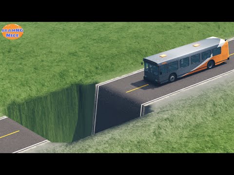 Cars vs Square Pit - BeamNG.drive