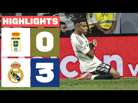 REAL OVIEDO 0 - 3 REAL MADRID | HIGHLIGHTS LALIGA EA SPORTS