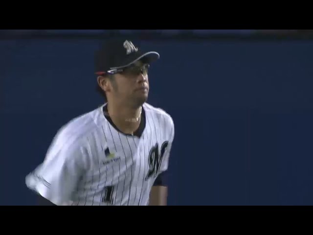 【3回表】マリーンズ・清田 チームを救う好守で勝ち越し許さず!! 2016/8/24 M-F