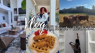 Let’s Reset 🍂 Fall Decor, Pumpkin Patch Adventures & Real Talk | Chit Chat Vlog