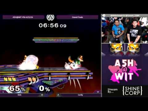 Kels (Green Fox) vs Lucky (Red Fox) - ASH@WIT #56 Melee Grand Finals