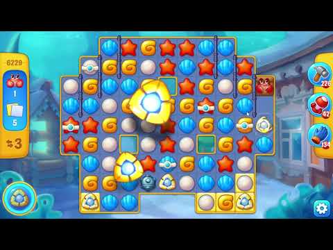 Fishdom 6229 Level - 18 moves - NO BooSTERS