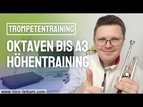 High pitch training up to a3 | Octave transfer for your high trumpet tones | Trumpet training 🎺