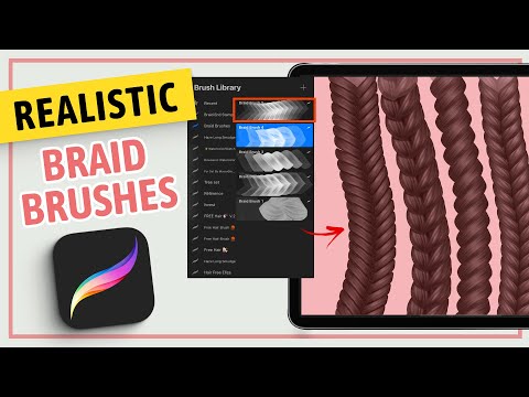 Free Braid Brushes Procreate