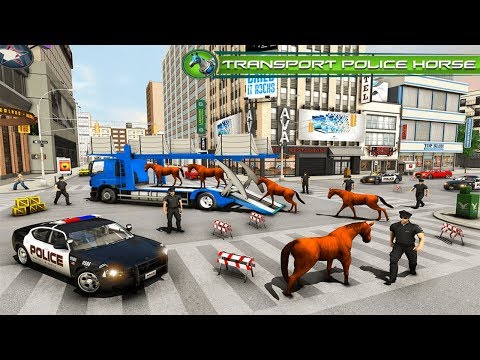 US Police Robot Horse Police Plane Transporter Android Gameplay