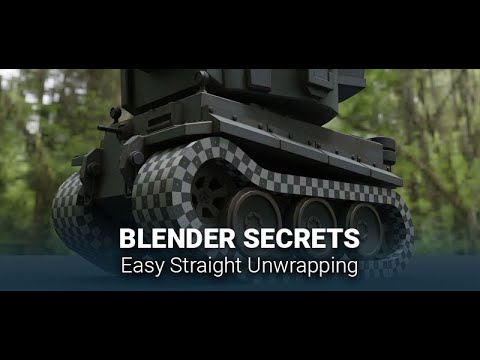Blender Secrets - Easy Straight Unwrapping