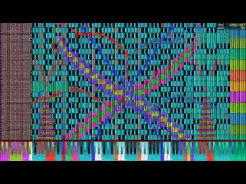 [Black MIDI] Piano From Above - Vengaboys - We Like to Party ~2 Million Notes | NO LAG