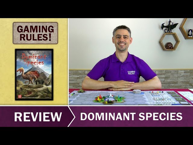 ボドゲレビュー『ドミナント・スピーシーズ(Dominant Species)』魅力を徹底解説！
