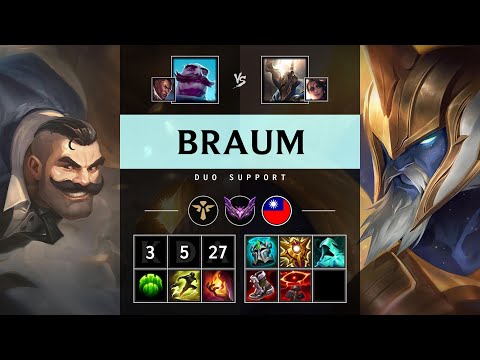 Braum Support vs Pantheon - TW Master Patch 25.11