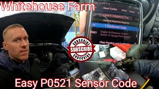P0521 Code, Easy Oil Pressure Sensor Install