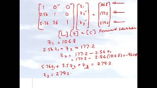 Chapter 04.07:Lesson: An Example of LU Decomposition Method of Solving Simultaneous Linear Equations