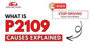 OBD Code p2109 Guide to Repair
