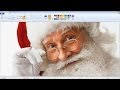Unbelievably Realistic Microsoft Paint Art Santa Claus Speed Painting Time Lapse