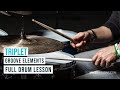 Triplet Drum Groove Full Drum Lesson