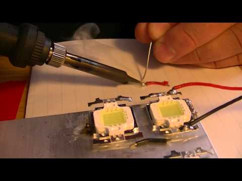 MongoTV_557 - Part 2 - Mongo RC - My 10 x 10 W LED 12 V 100 Watt LED Drone Spotlight Project