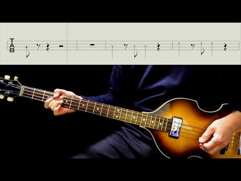 Bass TAB : There's A Place - The Beatles