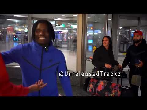 Nas EBK Pulls Out Knife on Couple at Airport (Reupload)