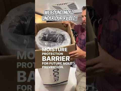 Prevent mold with an underlayment! #rv #rvtips #rvissues #rvlife #mold #fulltimerv #rvliving