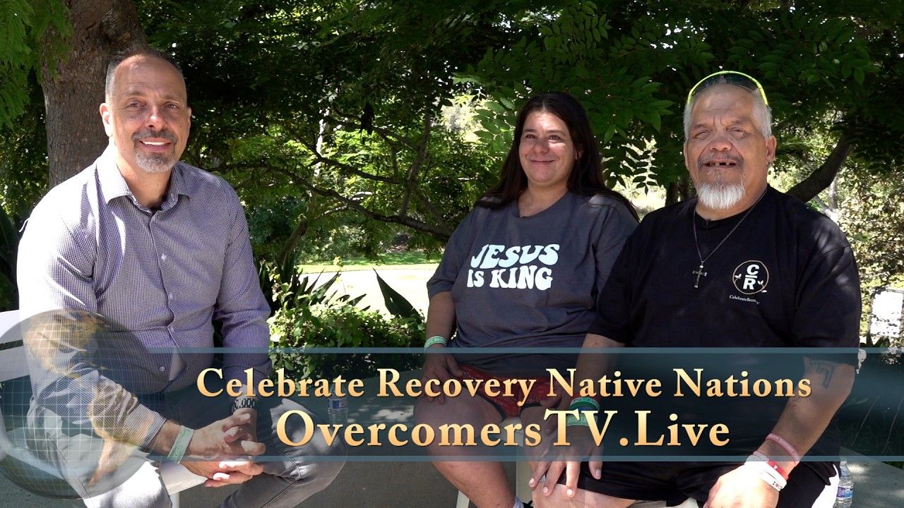Clay and Melissa Scott & Pastor Chuck Reich - Celebrate Recovery Native Nations at Saddleback Church